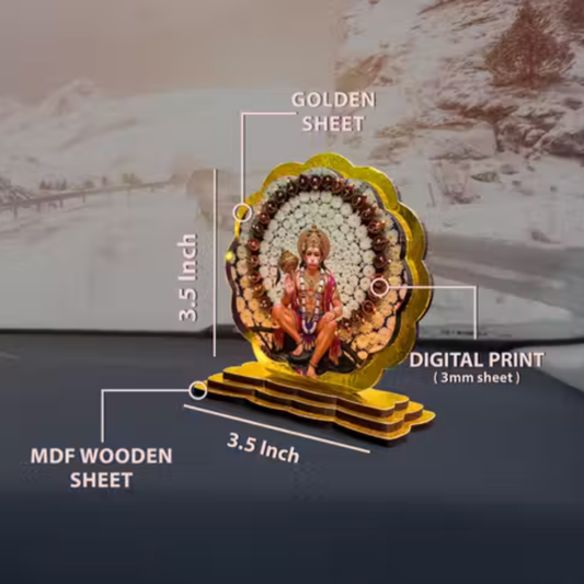 Hanuman Ji Car Dashboard Murti