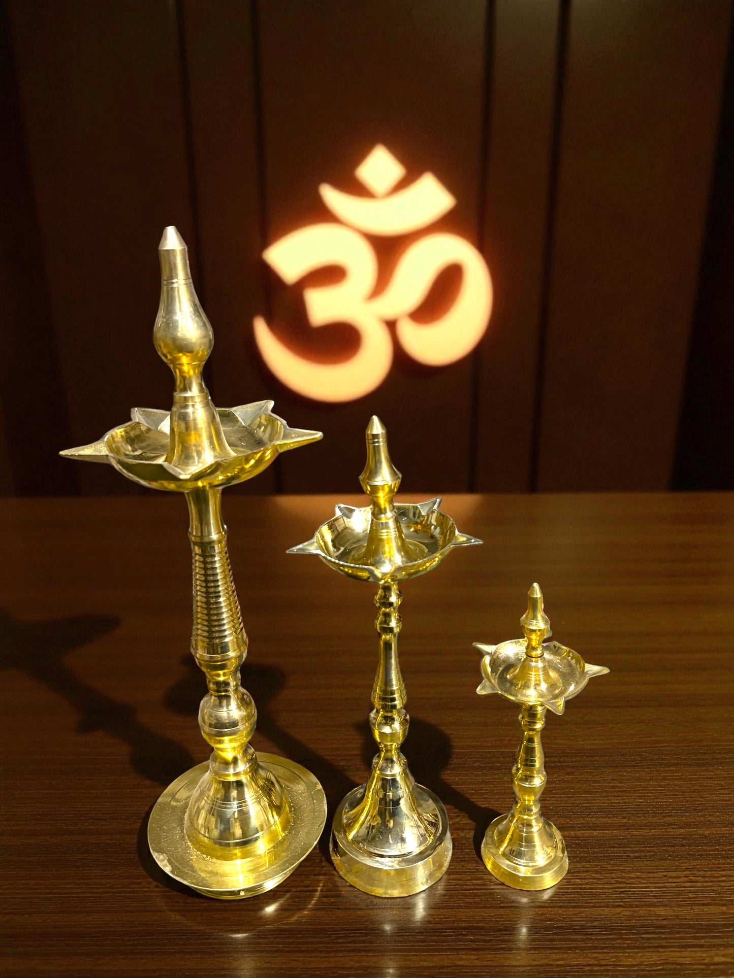 Diya Stand '12 inch' (Pure Brass)
