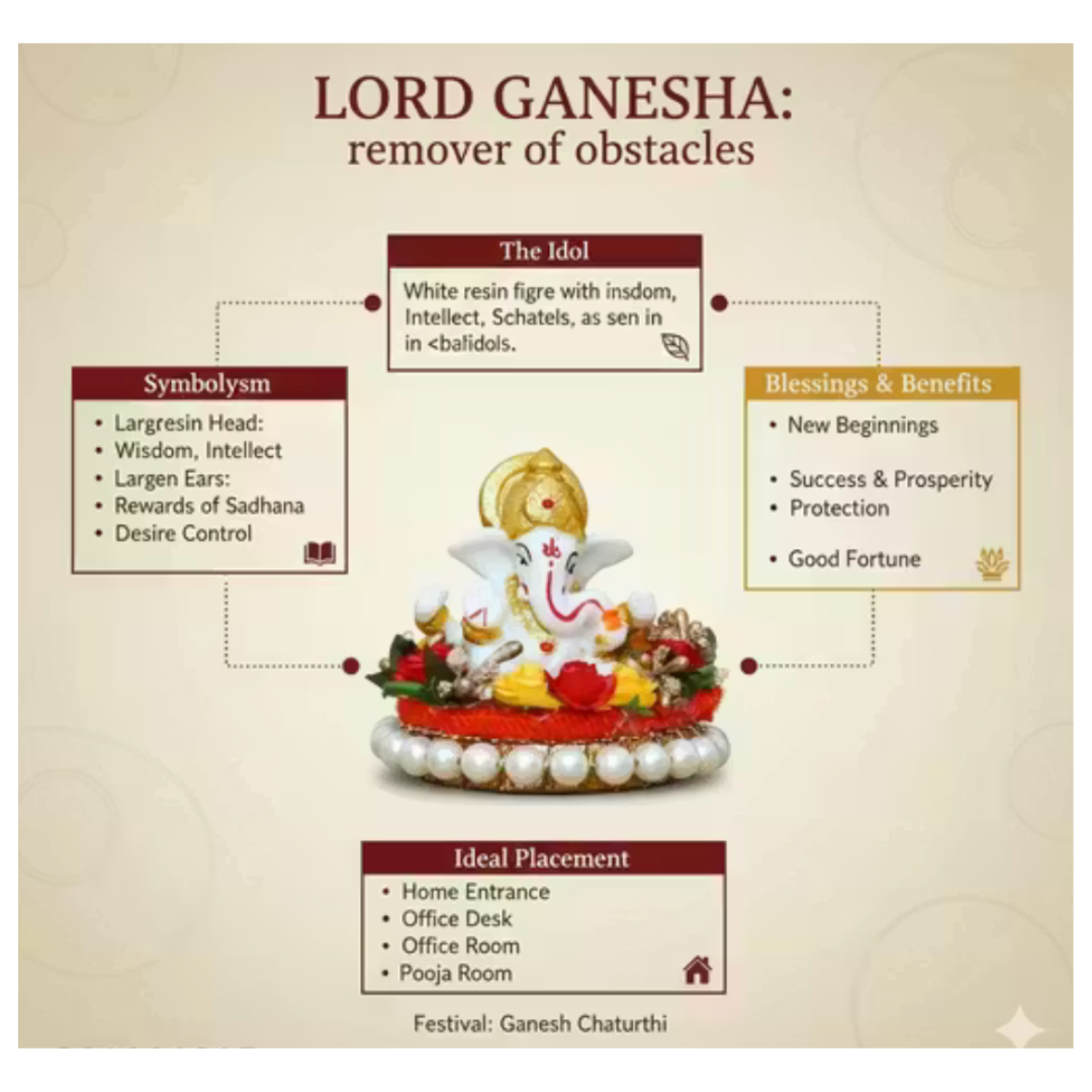 Lord Ganesha Idol – Remover of Obstacles