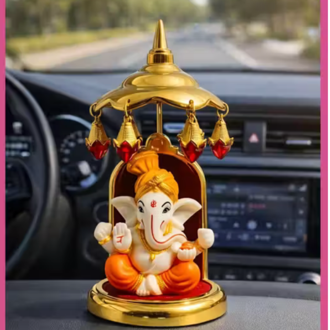 Ganesha Ji Car Dashboard Murti