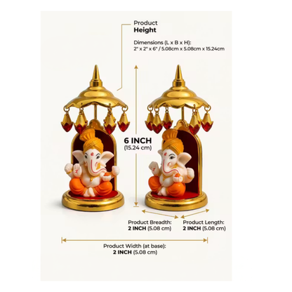 Ganesha Ji Car Dashboard Murti
