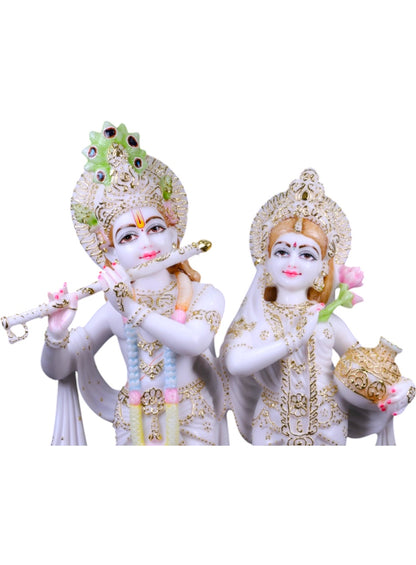 Radha Krishna 27 inch 'Pure Marble'