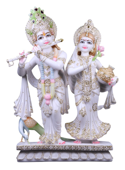 Radha Krishna 27 inch 'Pure Marble'