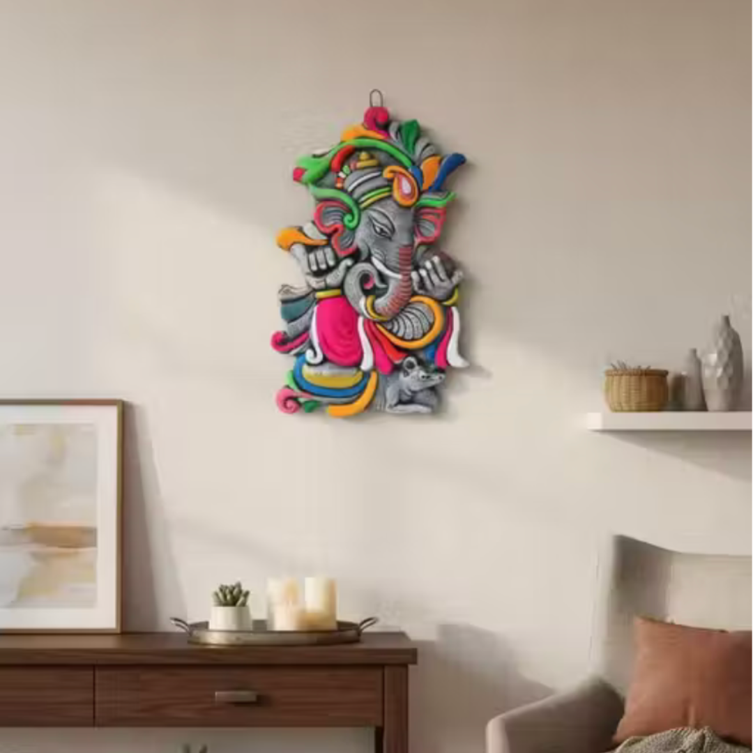 Handcrafted Lord Ganesha Decorative Idol – 30 cm x 20 cm