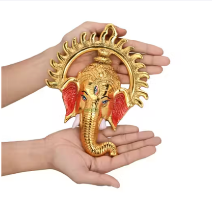 Lord Ganesha Wall Hanging Decor – Elegant Spiritual Home Decoration