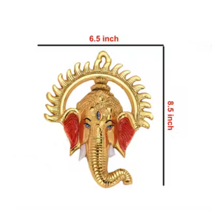Lord Ganesha Wall Hanging Decor – Elegant Spiritual Home Decoration
