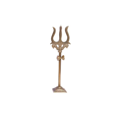 Nandi with Black Shivling + Plate + Tipahee + Brass Trishul – Puja Samagri WITH FREE HARIDWAR BRAHMKUND GANGAJAL 60 ML