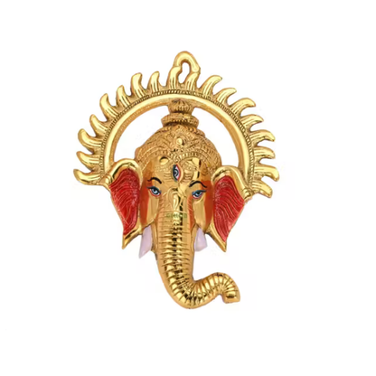 Lord Ganesha Wall Hanging Decor – Elegant Spiritual Home Decoration