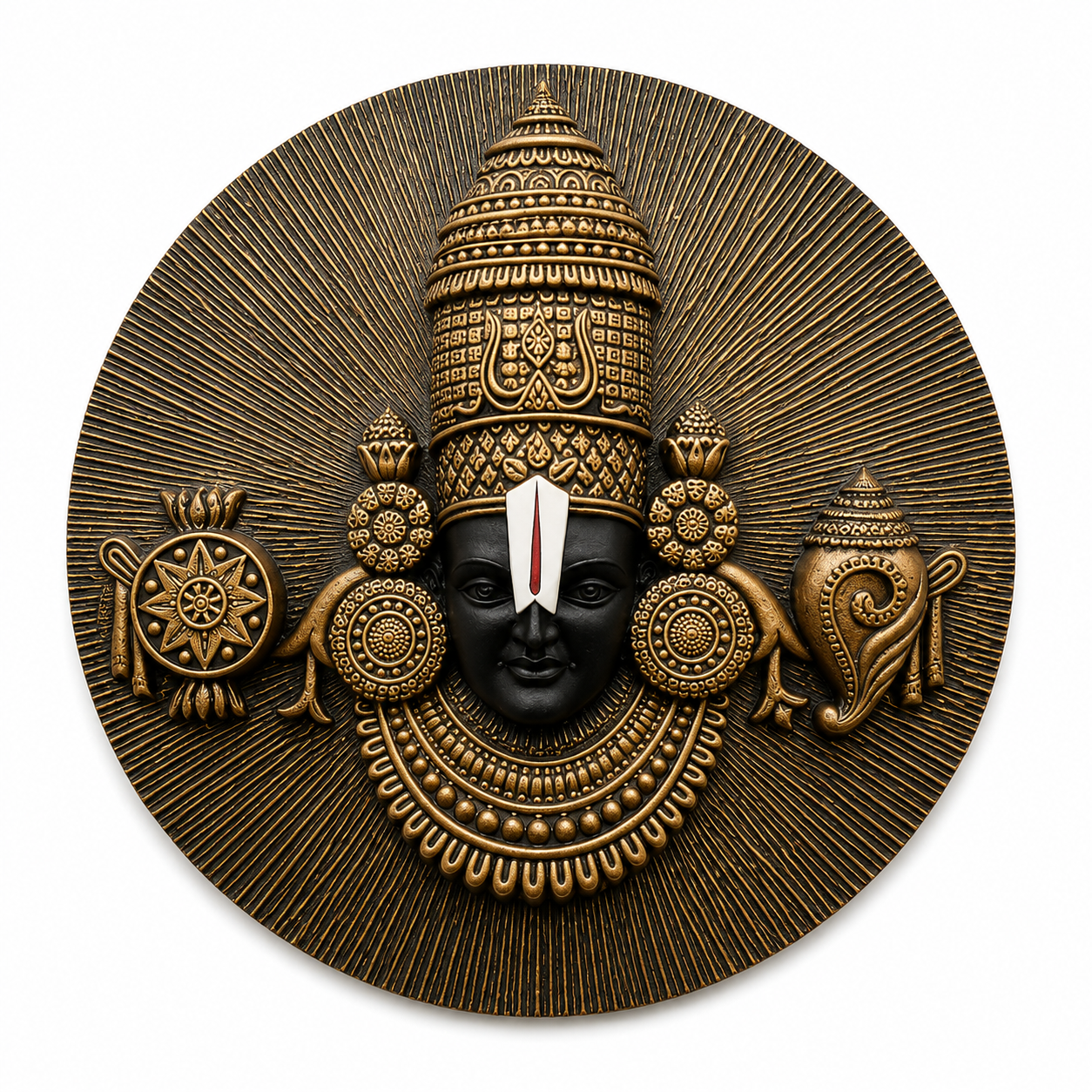 Lord Venkateswara Wall Decor – 20 Inch Premium Resin Wall Art