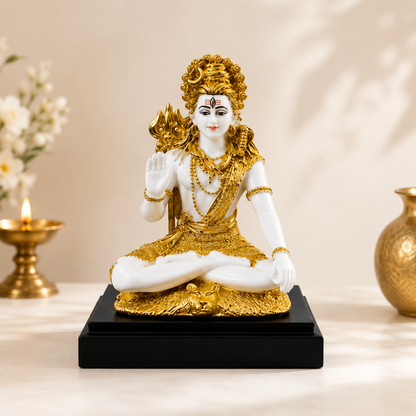 Lord Shiva Murti – 11.5 Inch Premium Handcrafted Polyresin Statue for Home Temple & Spiritual Décor