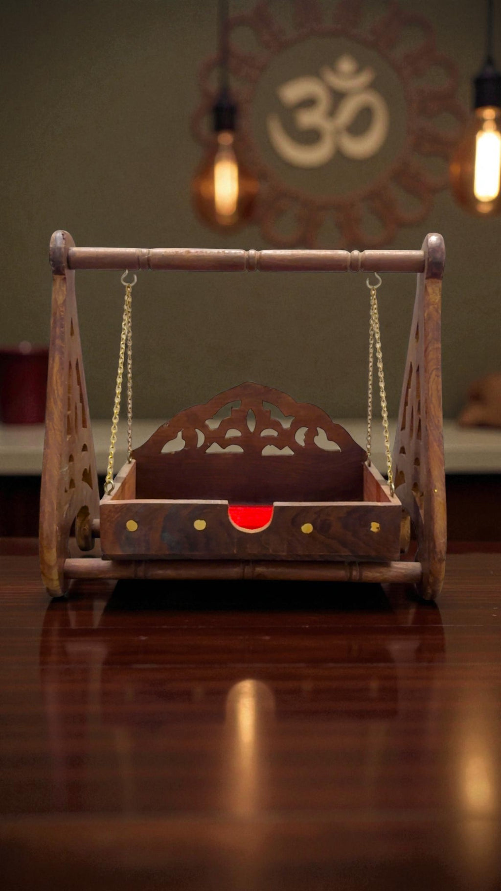 Jhula for God Idols  'Handcrafted Wooden'