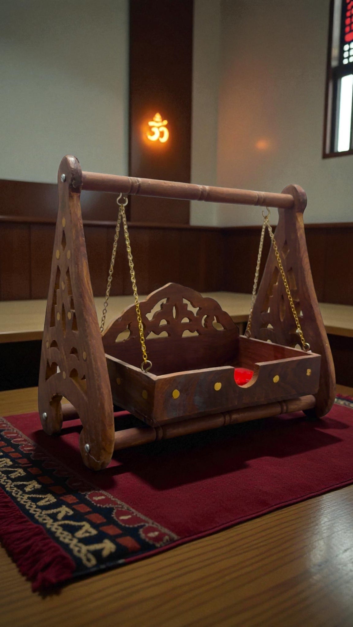 Jhula for God Idols  'Handcrafted Wooden'