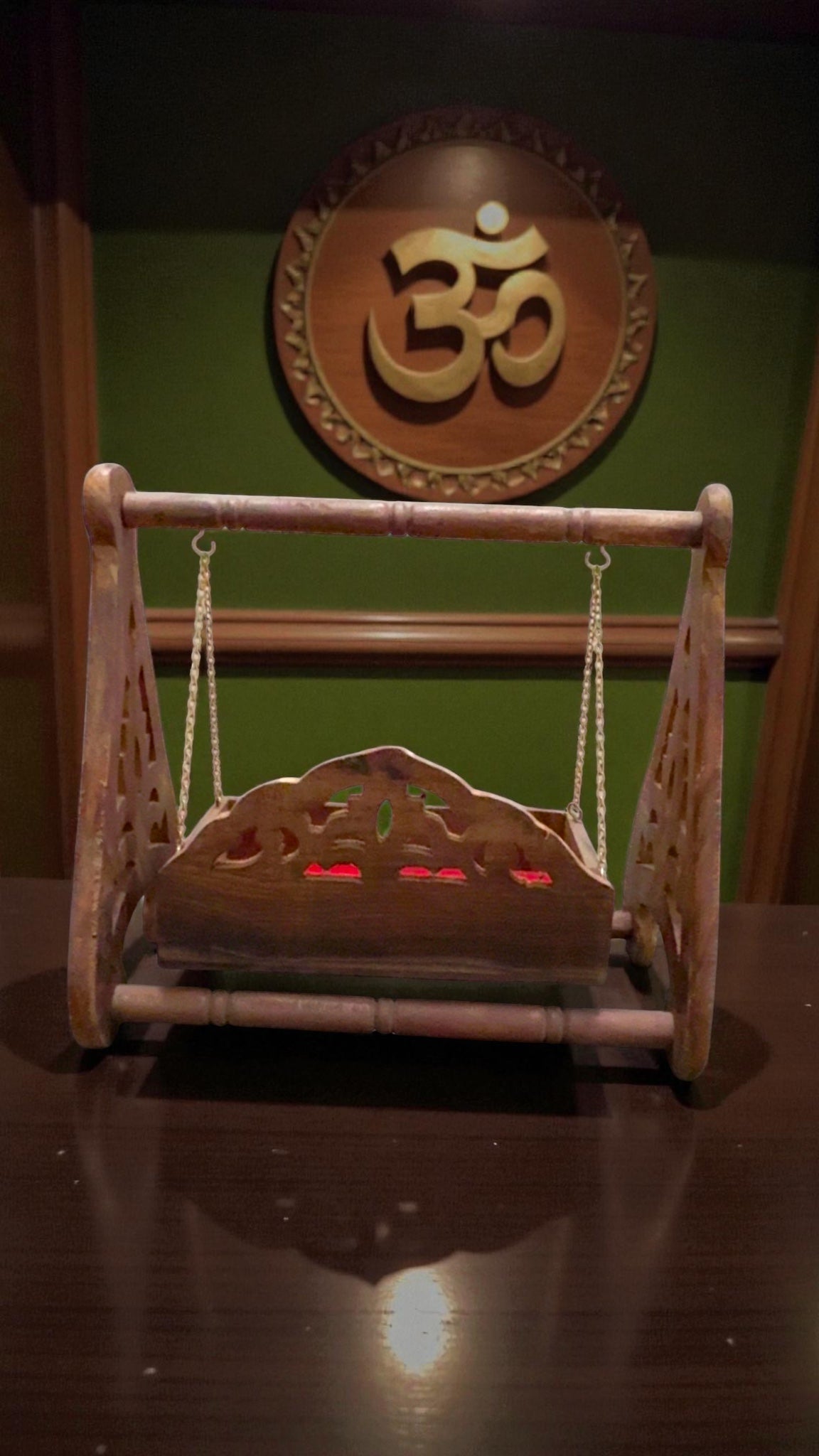 Jhula for God Idols  'Handcrafted Wooden'