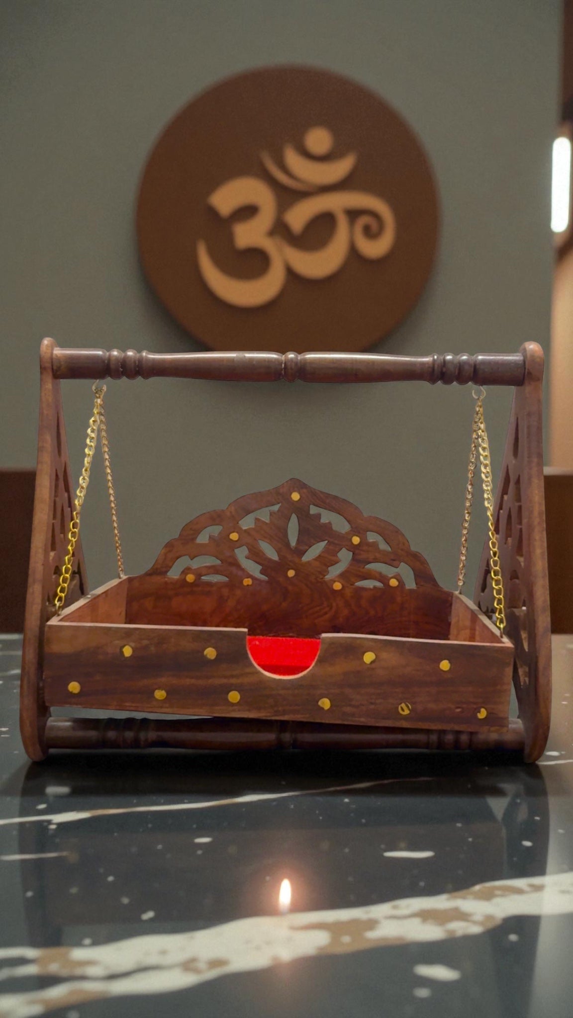 Jhula for God Idols  'Handcrafted Wooden'