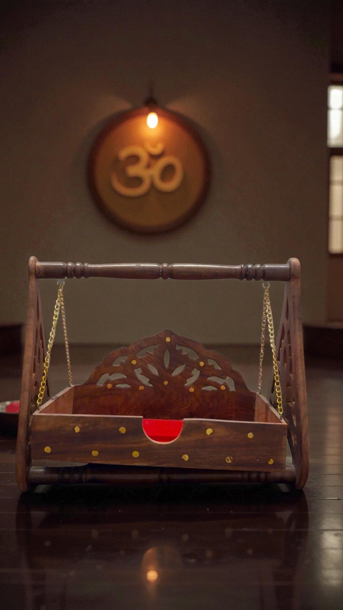 Jhula for God Idols  'Handcrafted Wooden'