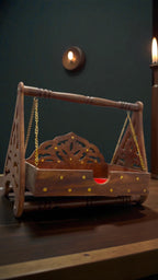 Jhula for God Idols  'Handcrafted Wooden'