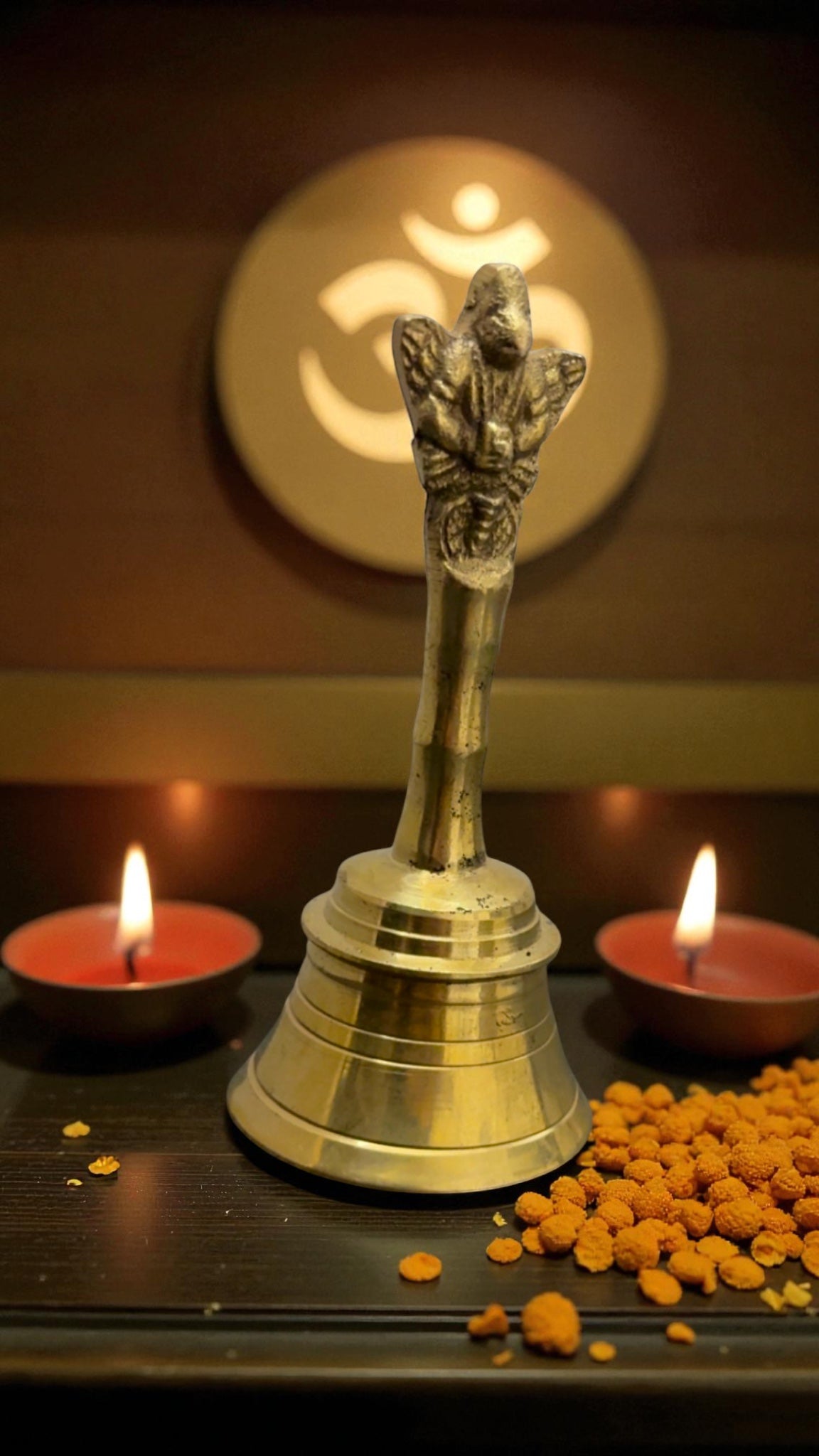 Pure Brass Garuda Pooja Bell
