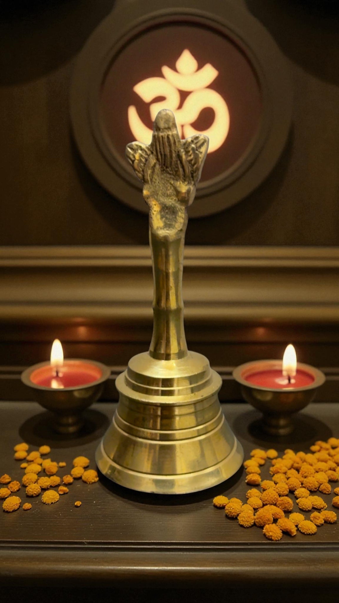 Pure Brass Garuda Pooja Bell