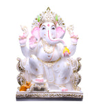 Lord Ganesha '24 Inch' (Pure Marble)
