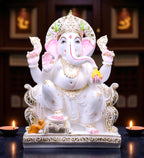 Lord Ganesha '24 Inch' (Pure Marble)