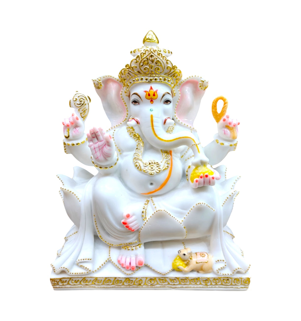 Lord Ganesha '24 Inch' (Pure Marble)
