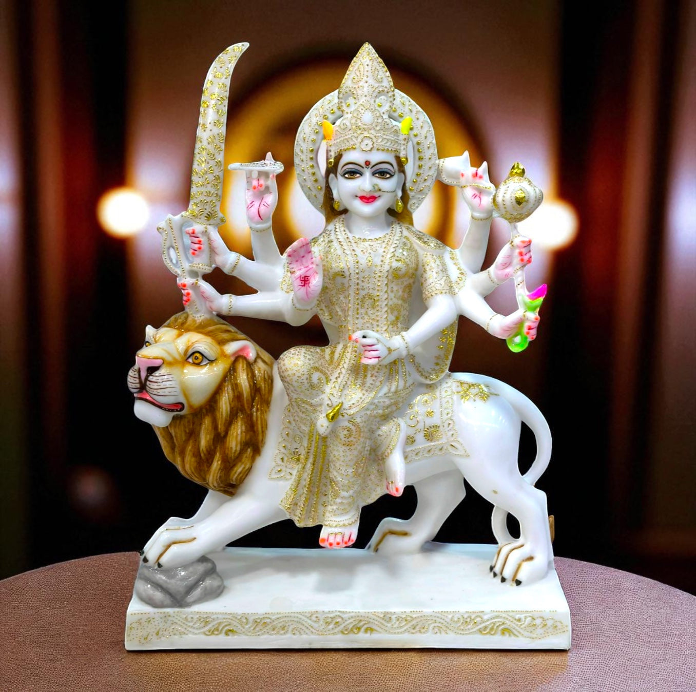 Durga Maa 24 inch 'Pure Marble'