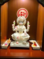 Goddess Lakshmi '7 Inch' (Pure Marbe)