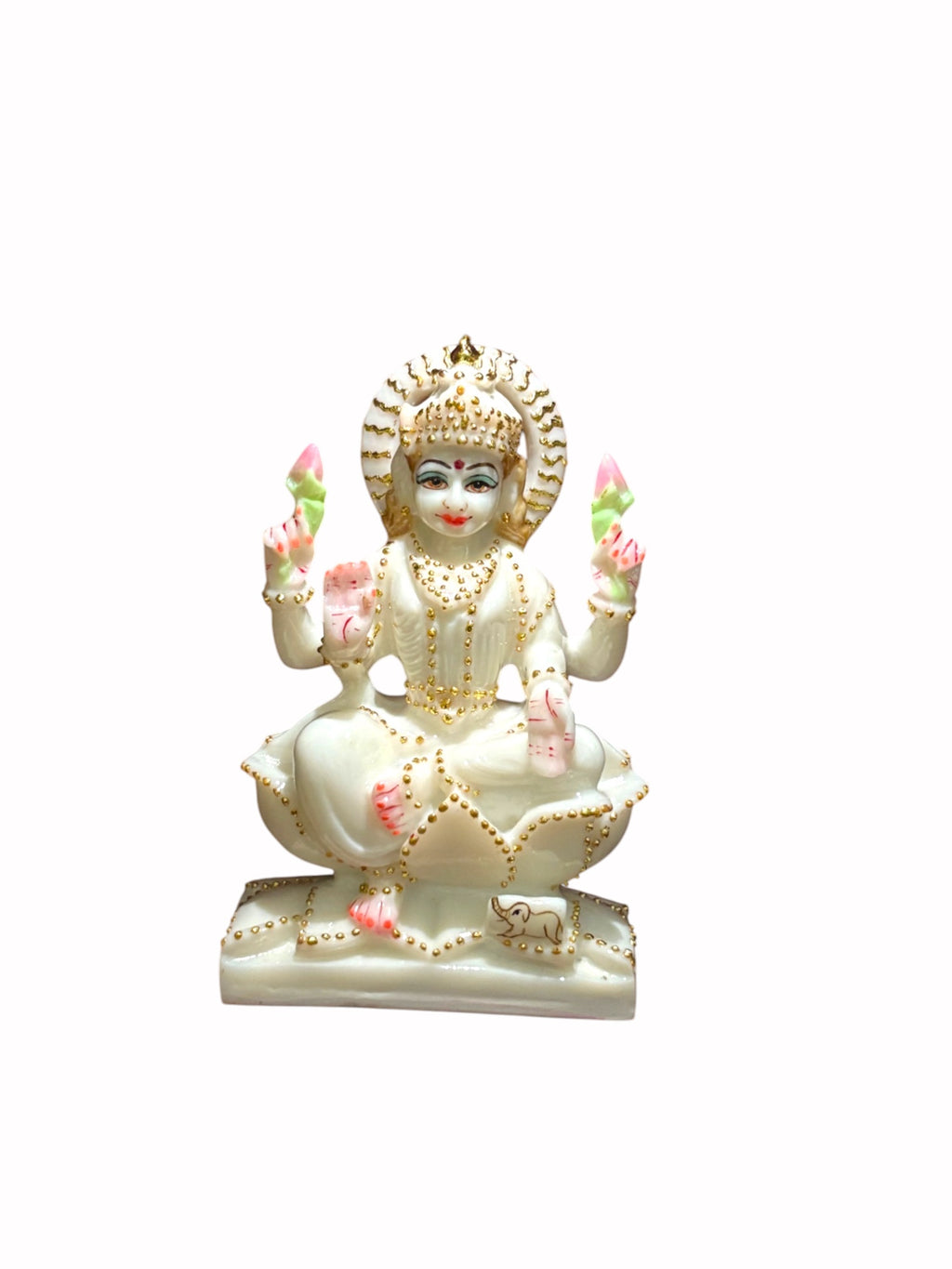 Goddess Lakshmi '7 Inch' (Pure Marbe)