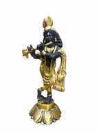 Lord Krishna '7 Inch' (Pure brass)