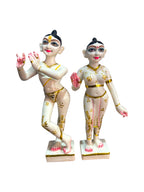 ISKCON Radha Krishna  '12 Inch' (Pure Marble)