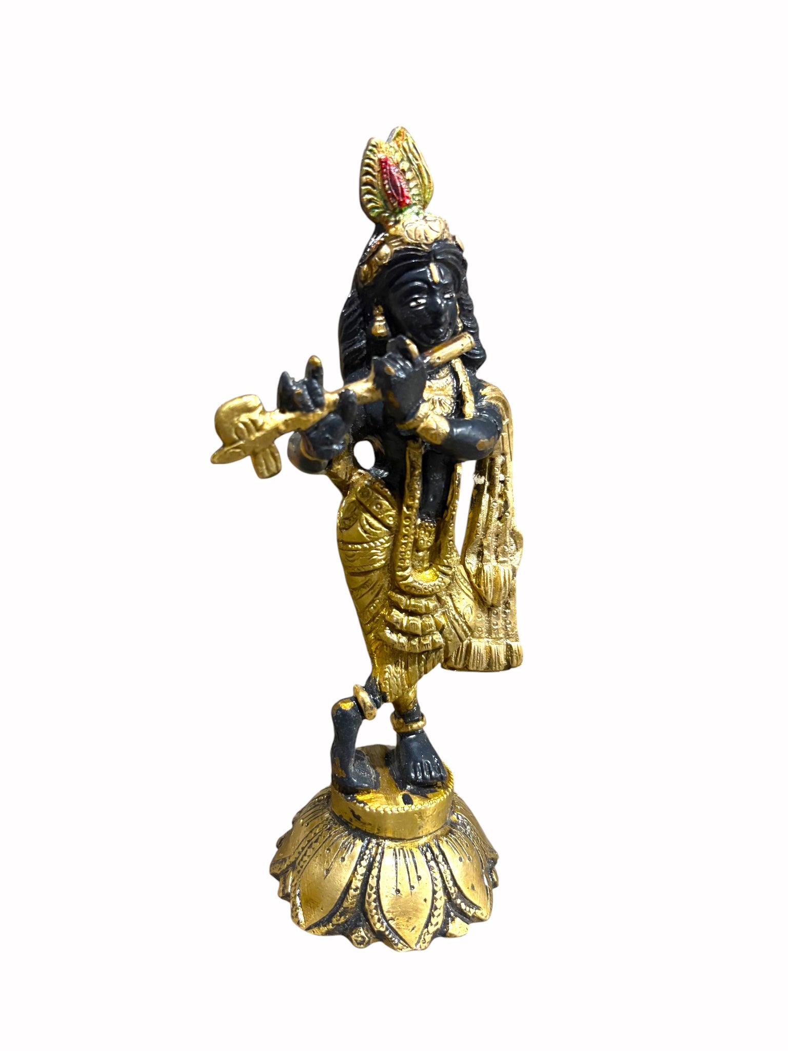 Lord Krishna '7 Inch' (Pure brass)