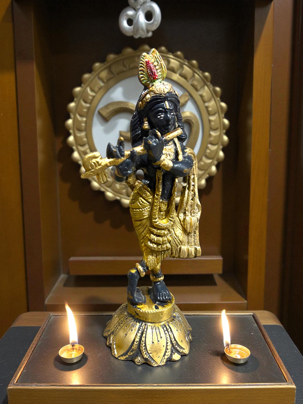 Lord Krishna '7 Inch' (Pure brass)