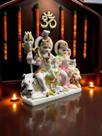 Shiv Parivar '12 Inch' (Pure Marble)
