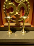 Diya Stand '9Inch' (Pure Brass)