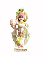 Lord Krishna '9inch' (Pure Marble)