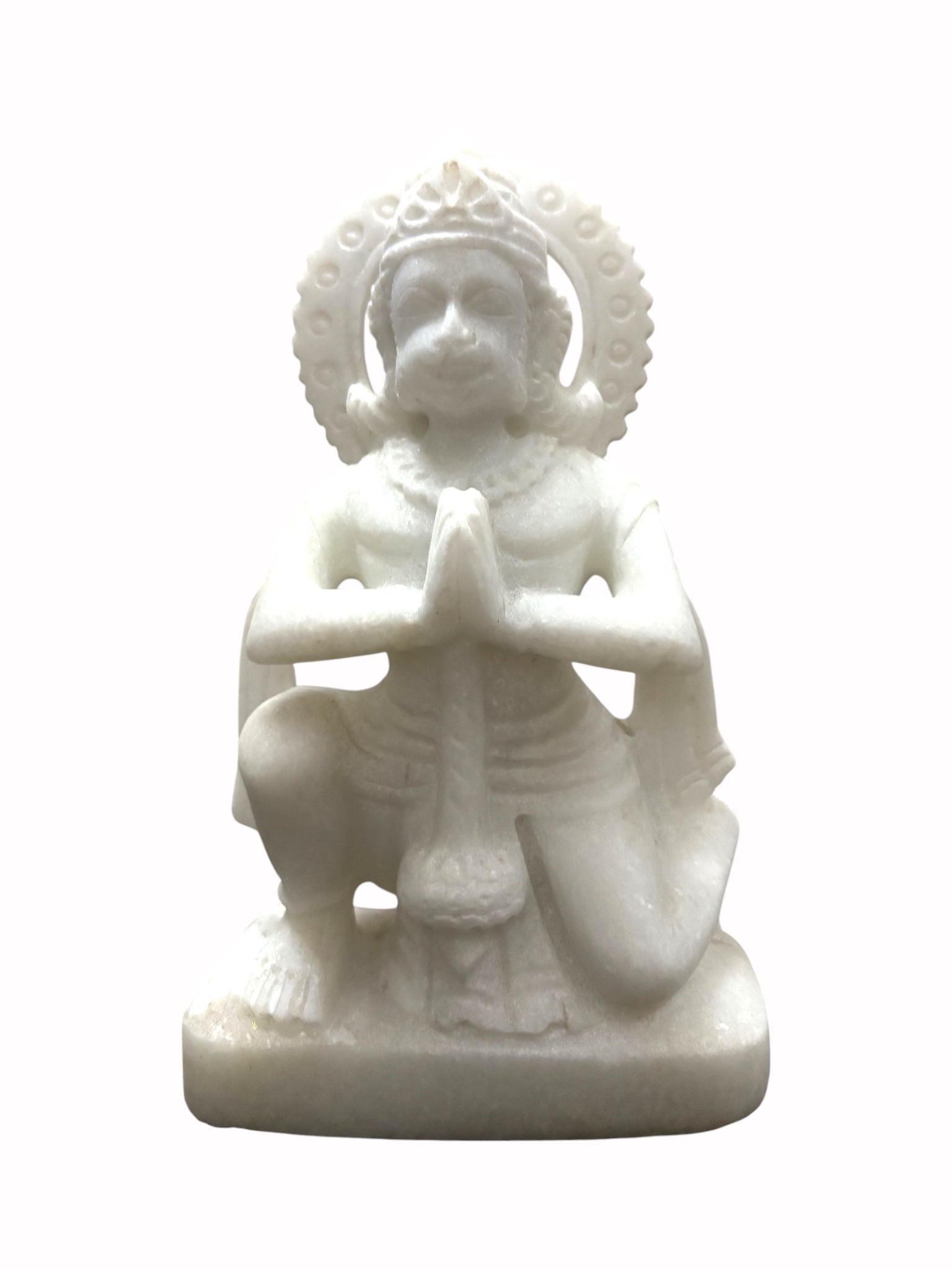 Hanuman Unpainted '10 Inch' (Pure Marble)