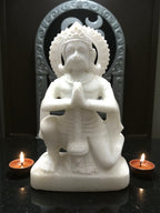 Hanuman Unpainted '10 Inch' (Pure Marble)