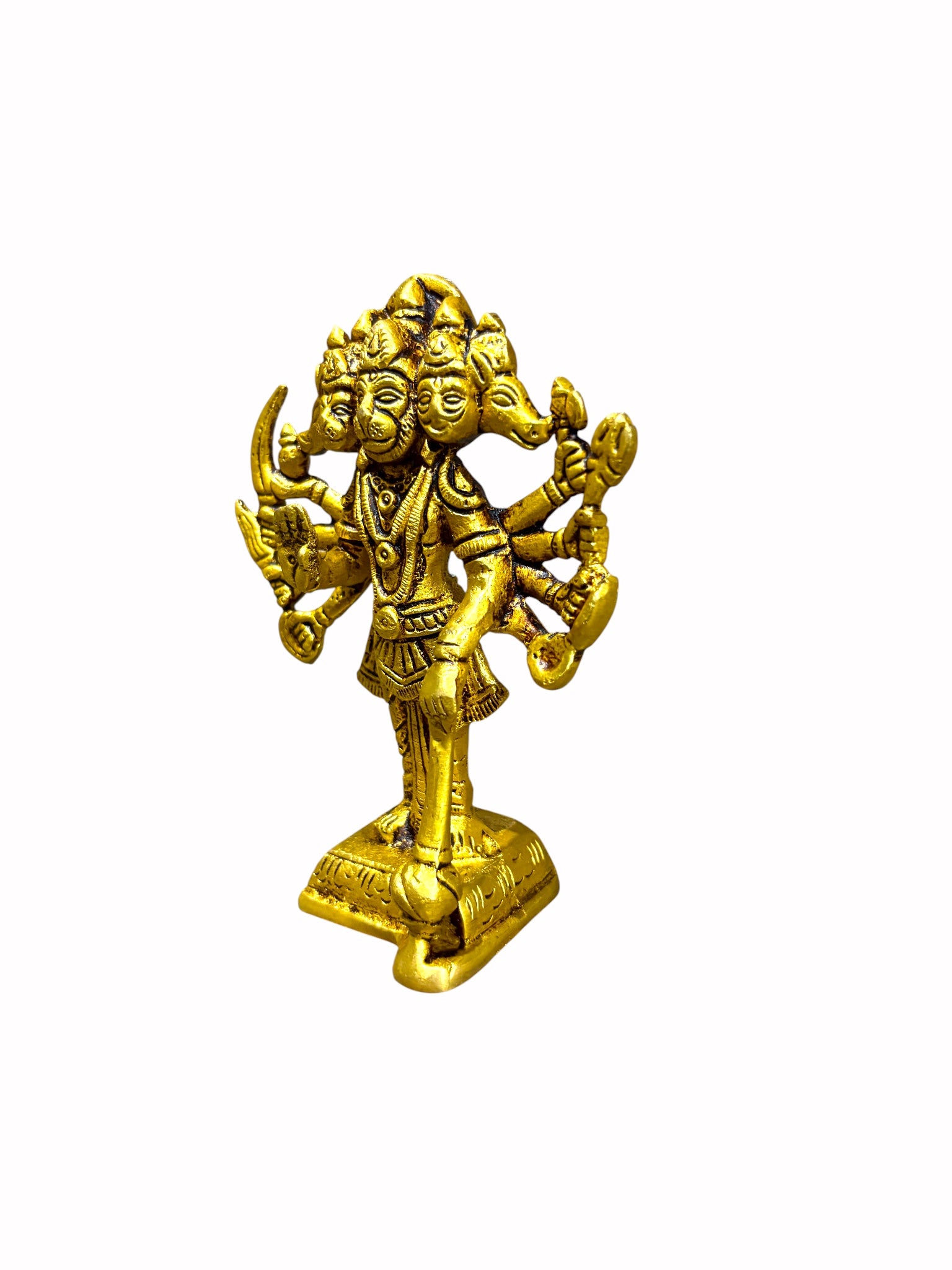 Panchmukhi Hanuman '6 inch' (Pure Brass)