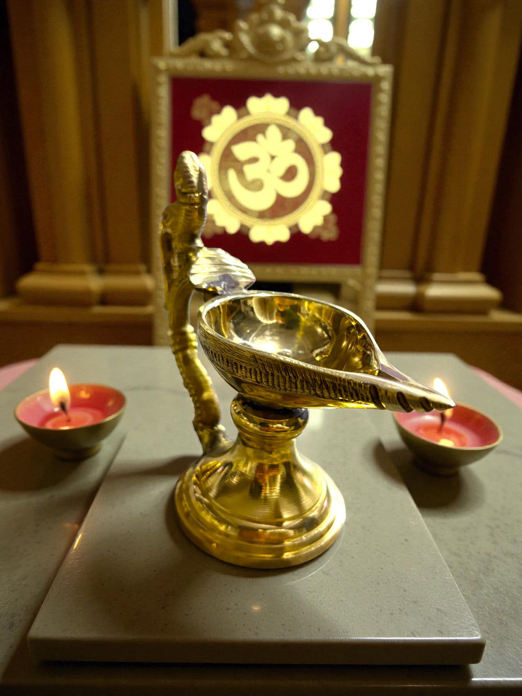 Aarti Diya(Pure Brass)