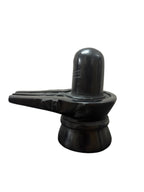 shivling '4Inch' (Pure Black Marble)