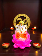 Lord Ganesha '2 Inch' (Pure Marble Dust)