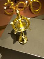 Diya Stand '7Inch' (Pure Brass)