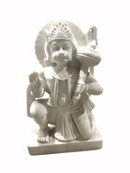 Hanuman Unpainted '12 Inch' ( Pure Marble)