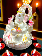 Lord Ganesh '12 inch' (Pure Marble)