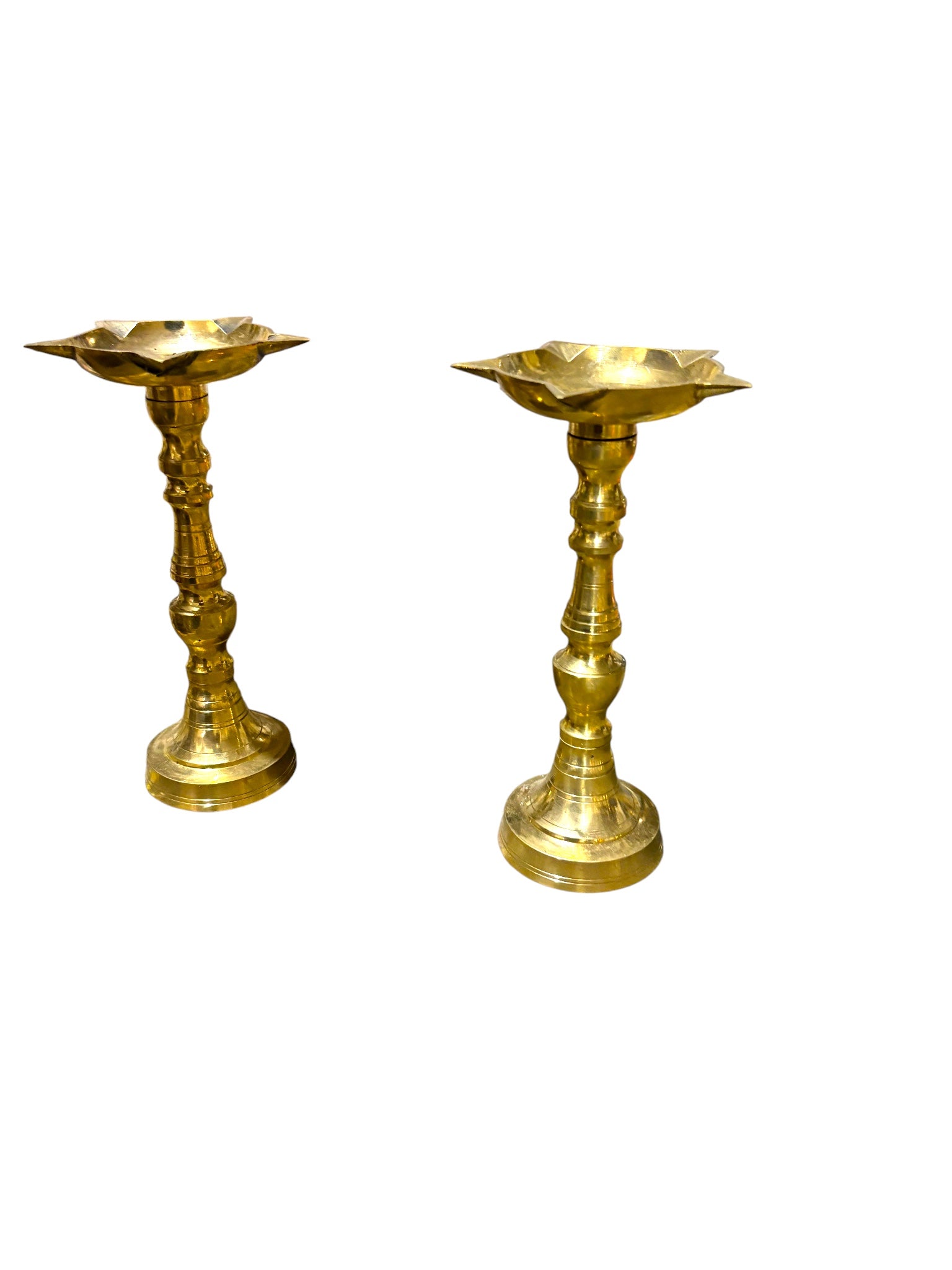 Diya Stand '9Inch' (Pure Brass)