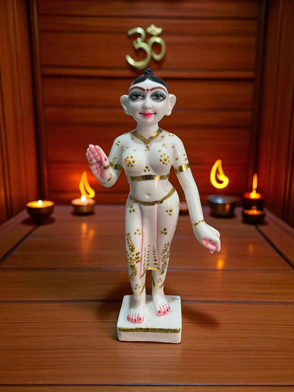 ISKCON Radha Krishna  '12 Inch' (Pure Marble)