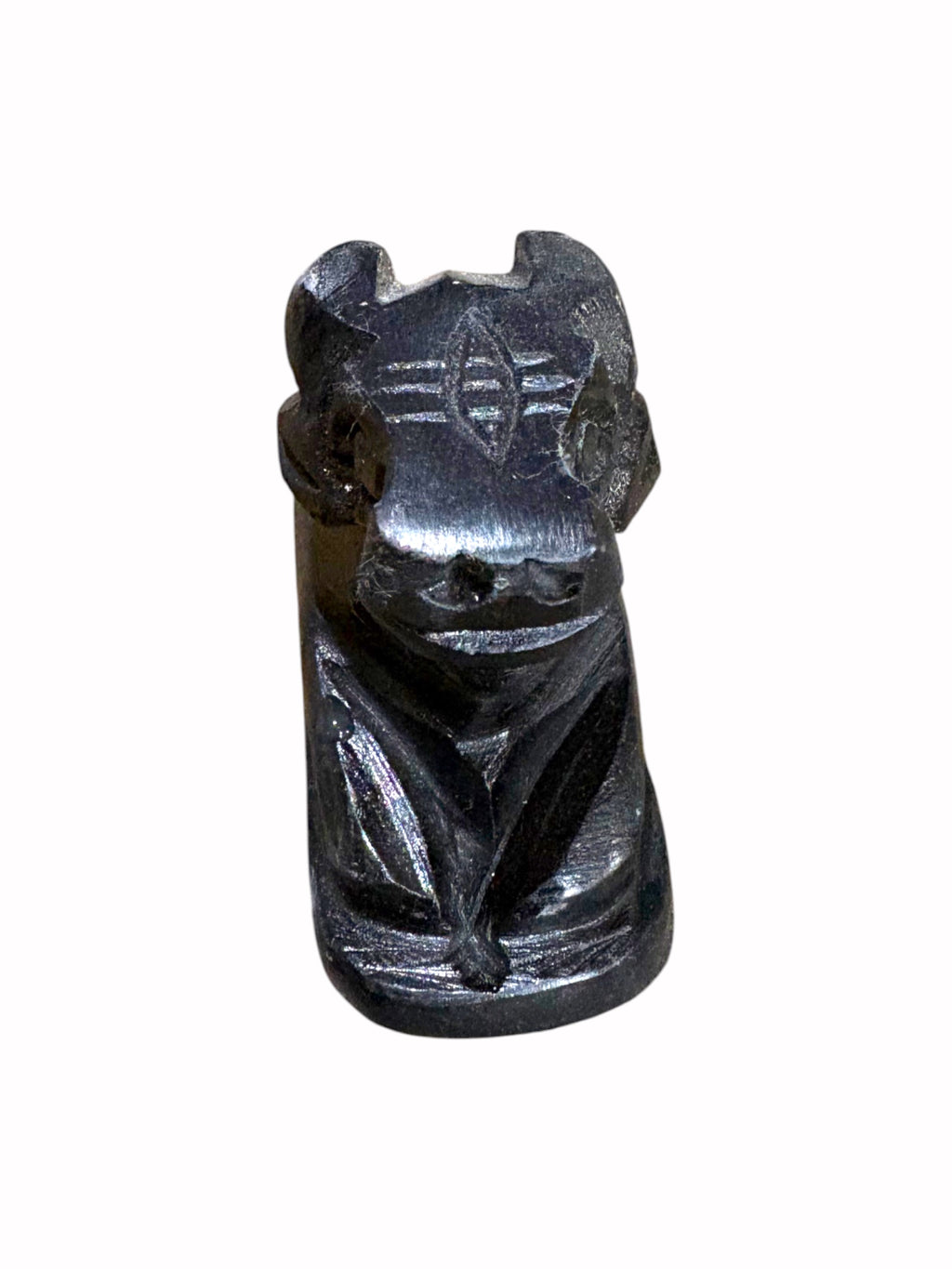 Nandi '4 Inch' (Pure Black Marble)