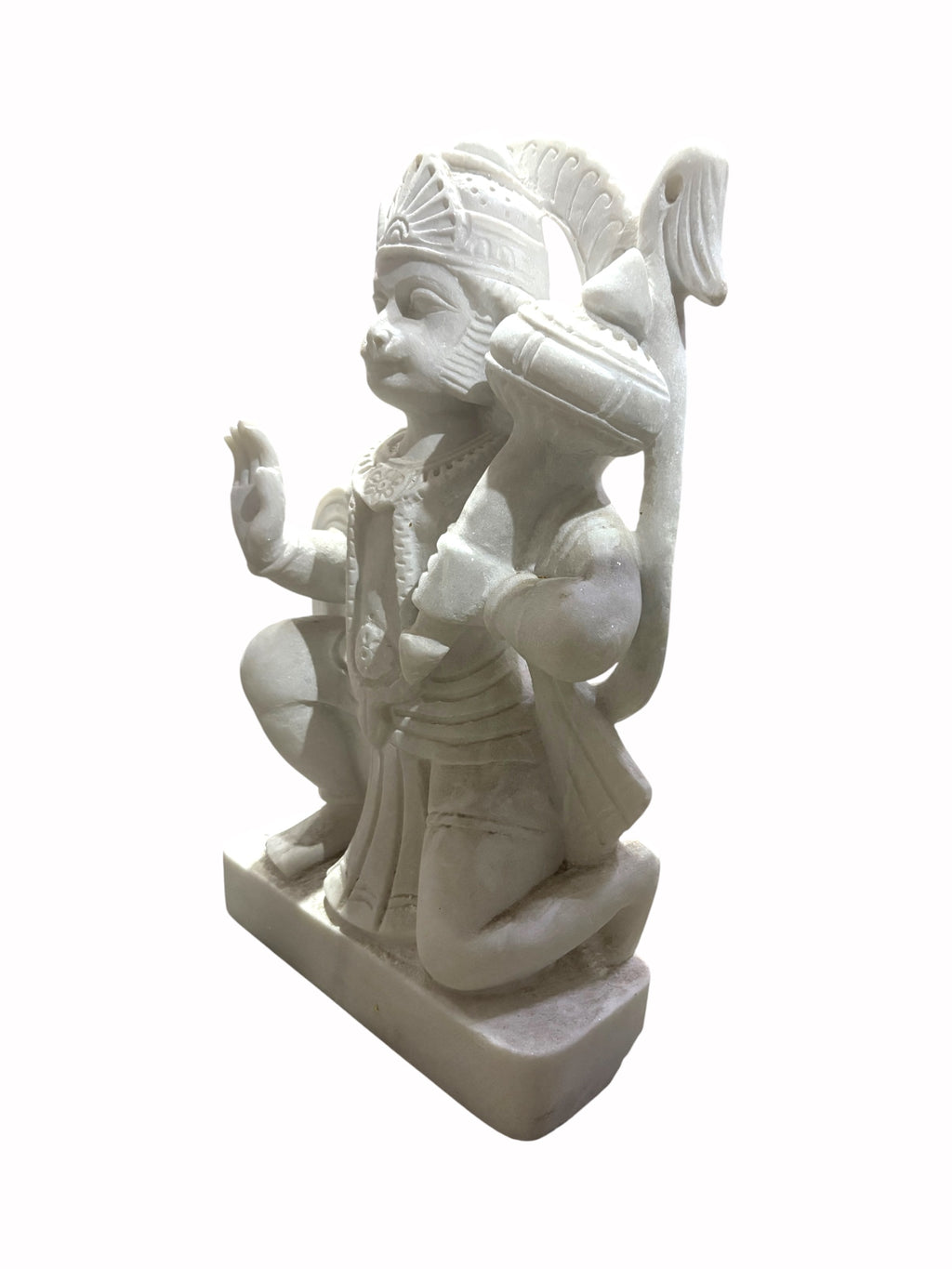 Hanuman Unpainted '12 Inch' ( Pure Marble)