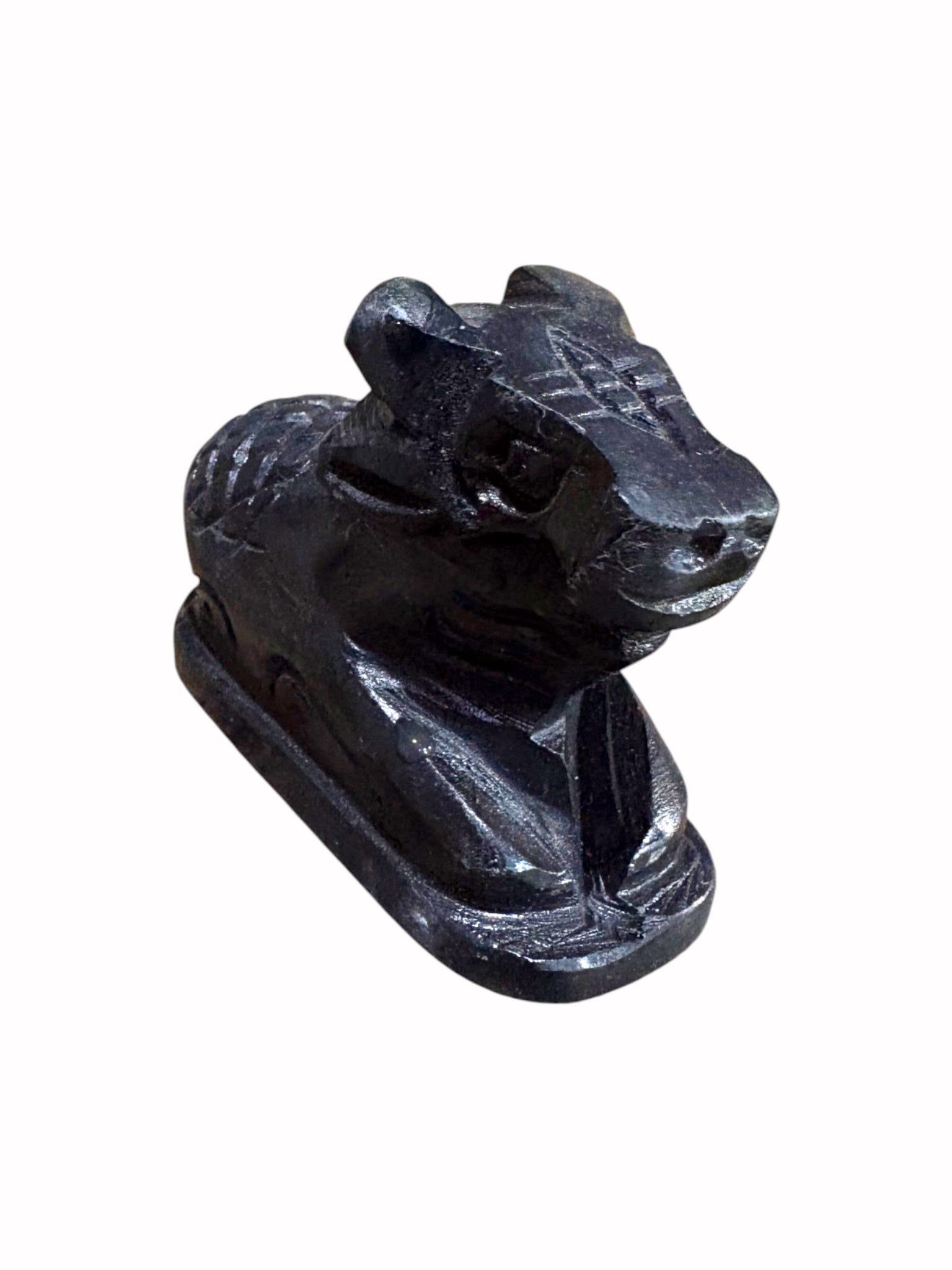 Nandi '4 Inch' (Pure Black Marble)