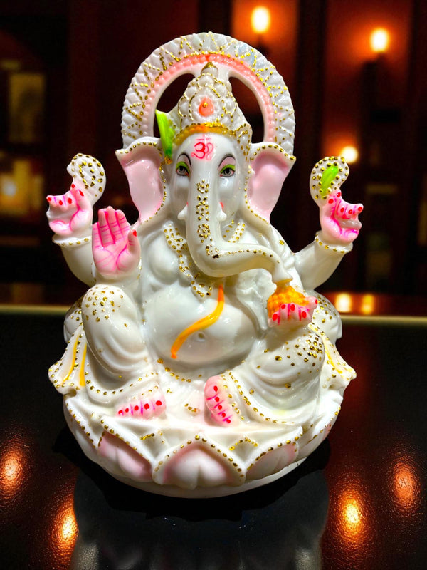 Lord Ganesh '12 inch' (Pure Marble)